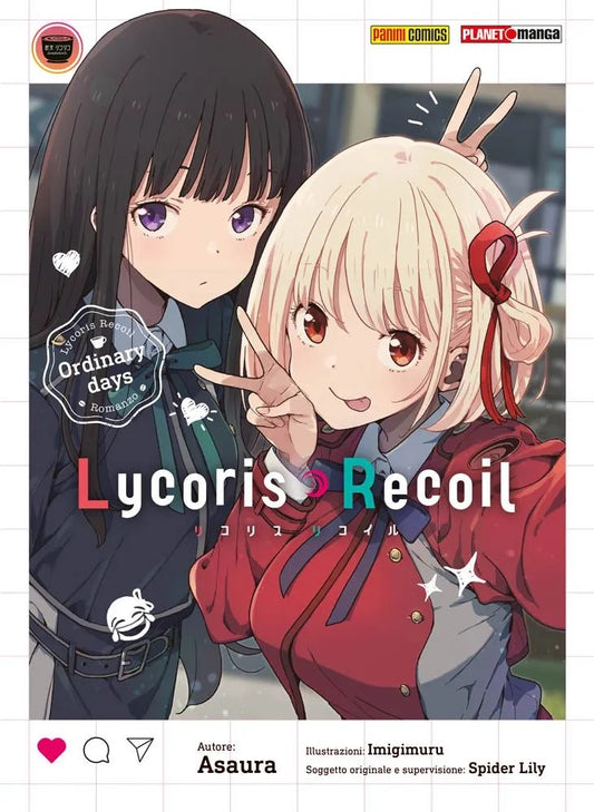 Lycoris Recoil – Ordinary Days Romanzo – Panini Comics – Italiano