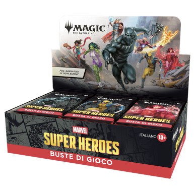 Marvel Super Heroes - Play Booster Display da 30 Buste (ITA)