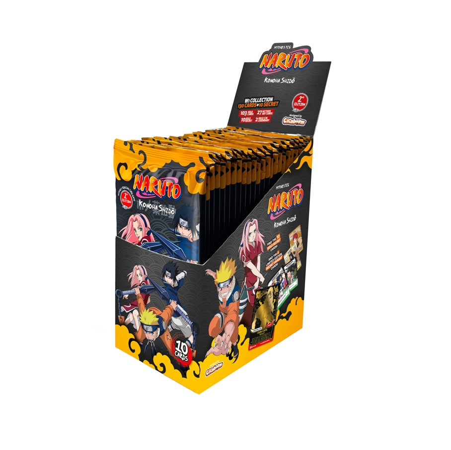 Naruto Mythos TCG - Base Set - 2nd Edition - Box 24 Buste - Inglese