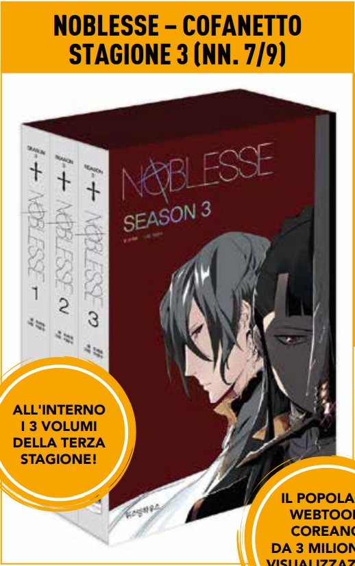 Noblesse Cofanetto Stagione 3 (Vol. 1-3) – Panini Comics – Italiano