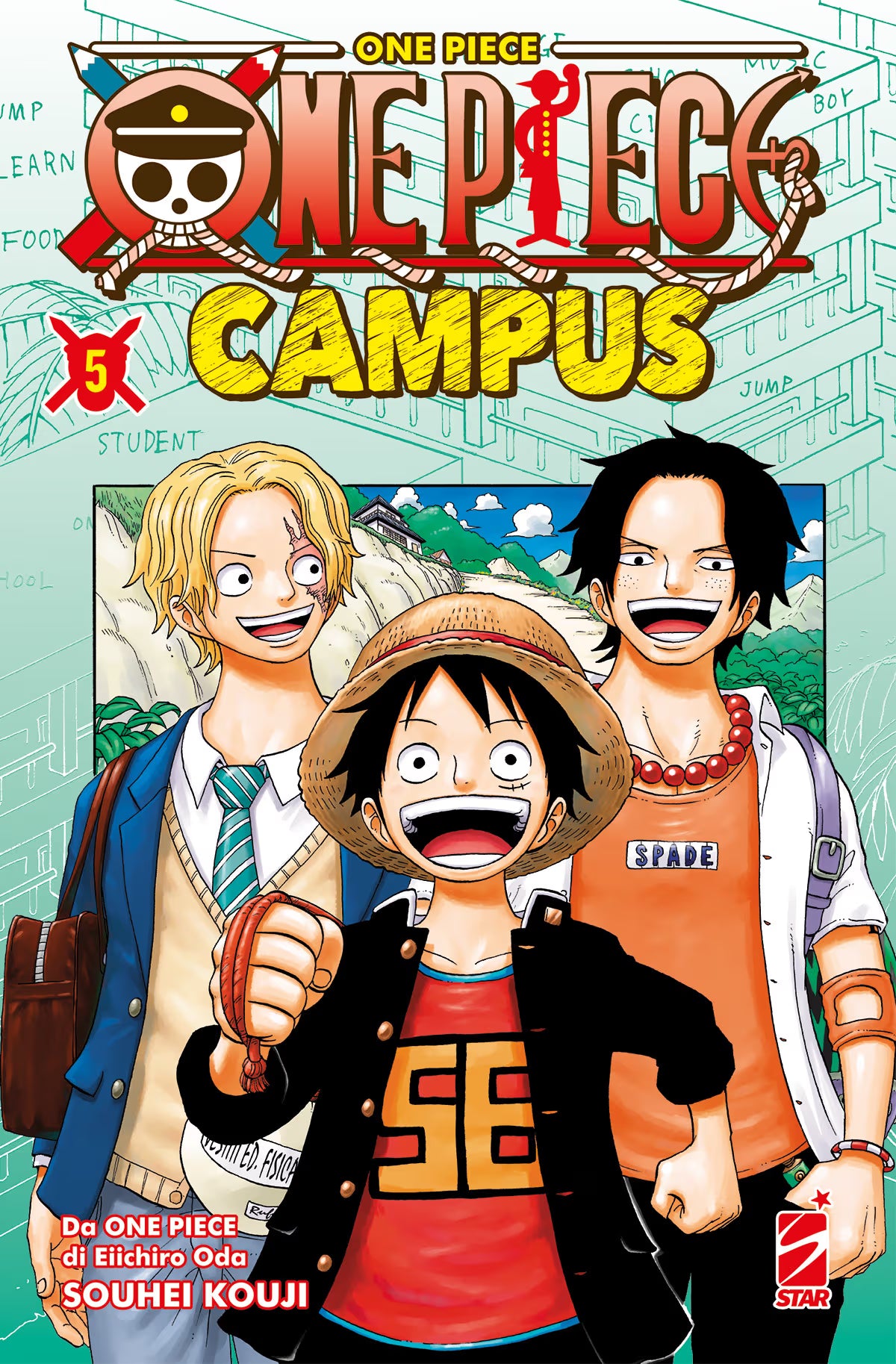 One Piece Campus 5 - Young 383 - Edizioni Star Comics - Italiano
