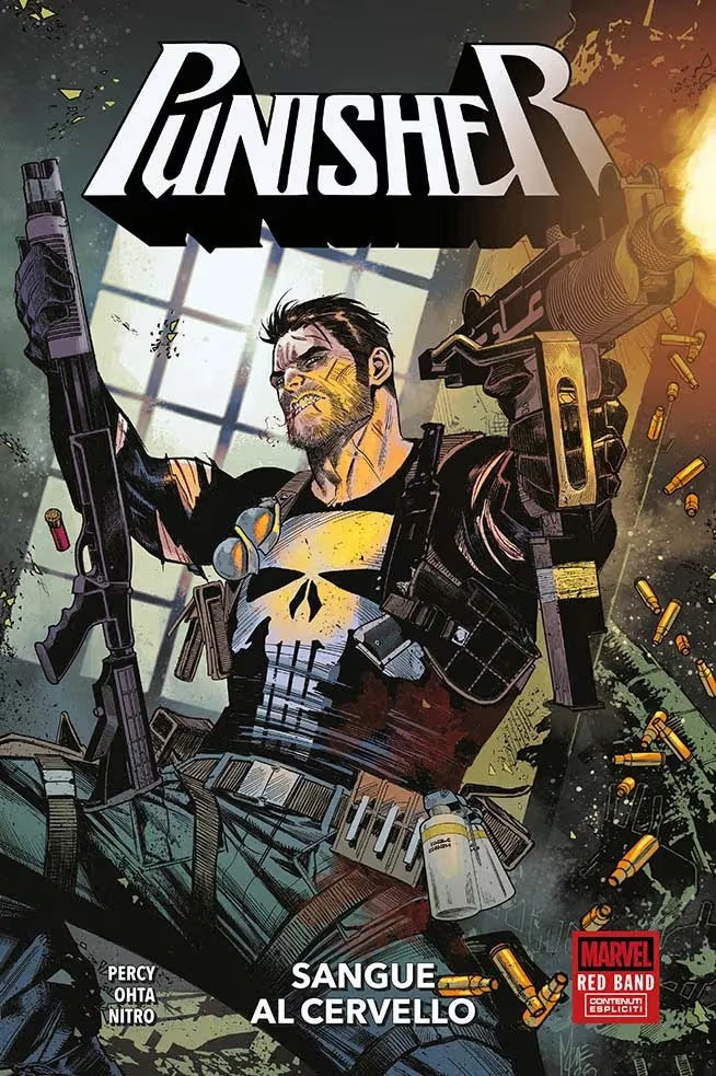 Punisher - Sangue al Cervello - Marvel Red Band - Marvel Collection - Panini Comics - Italiano