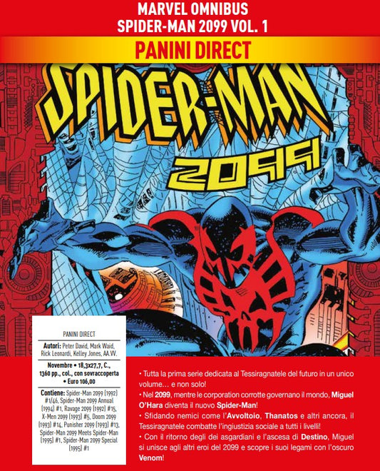 Spider-Man 2099 Vol. 1 – Marvel Omnibus – Panini Comics – Italiano