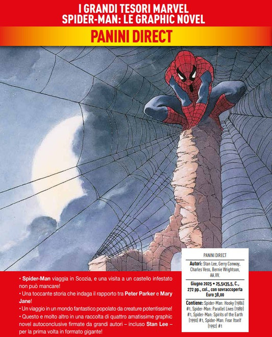 Spider-Man – Le Graphic Novel – I Grandi Tesori Marvel – Panini Comics – Italiano