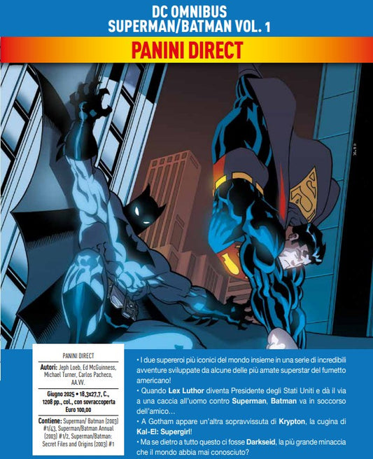 Superman / Batman Vol. 1 – DC Omnibus – Panini Comics – Italiano