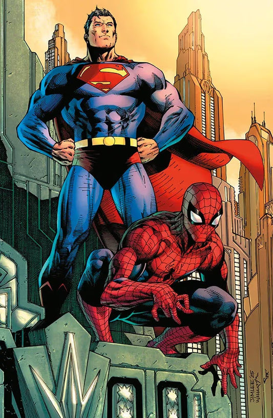 Superman / Spider-Man 1 - Variant Jim Lee - DC Best Seller Nuova Serie 54 - Panini Comics - Italiano