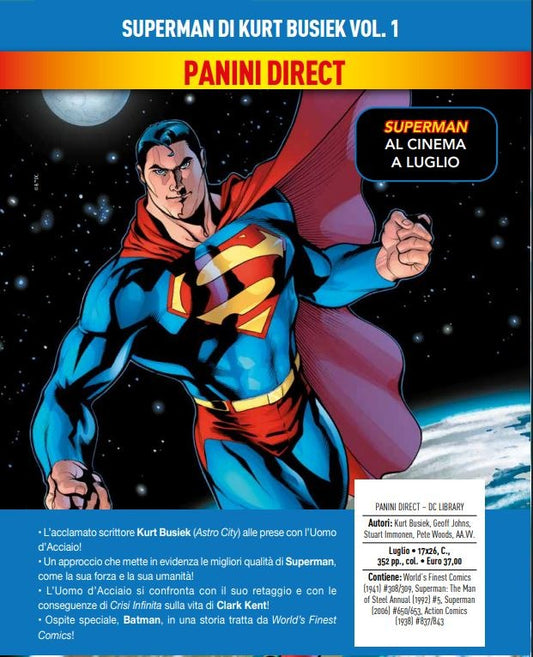 Superman di Kurt Busiek Vol. 1 – DC Library – Panini Comics – Italiano