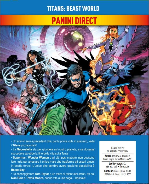 Titans – Beast World – DC Rebirth Collection – Panini Comics – Italiano