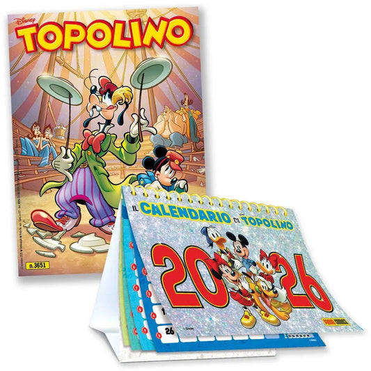 Topolino – Supertopolino 3651 + Il Calendario da Tavolo 2026 di Topolino – Panini Comics – Italiano