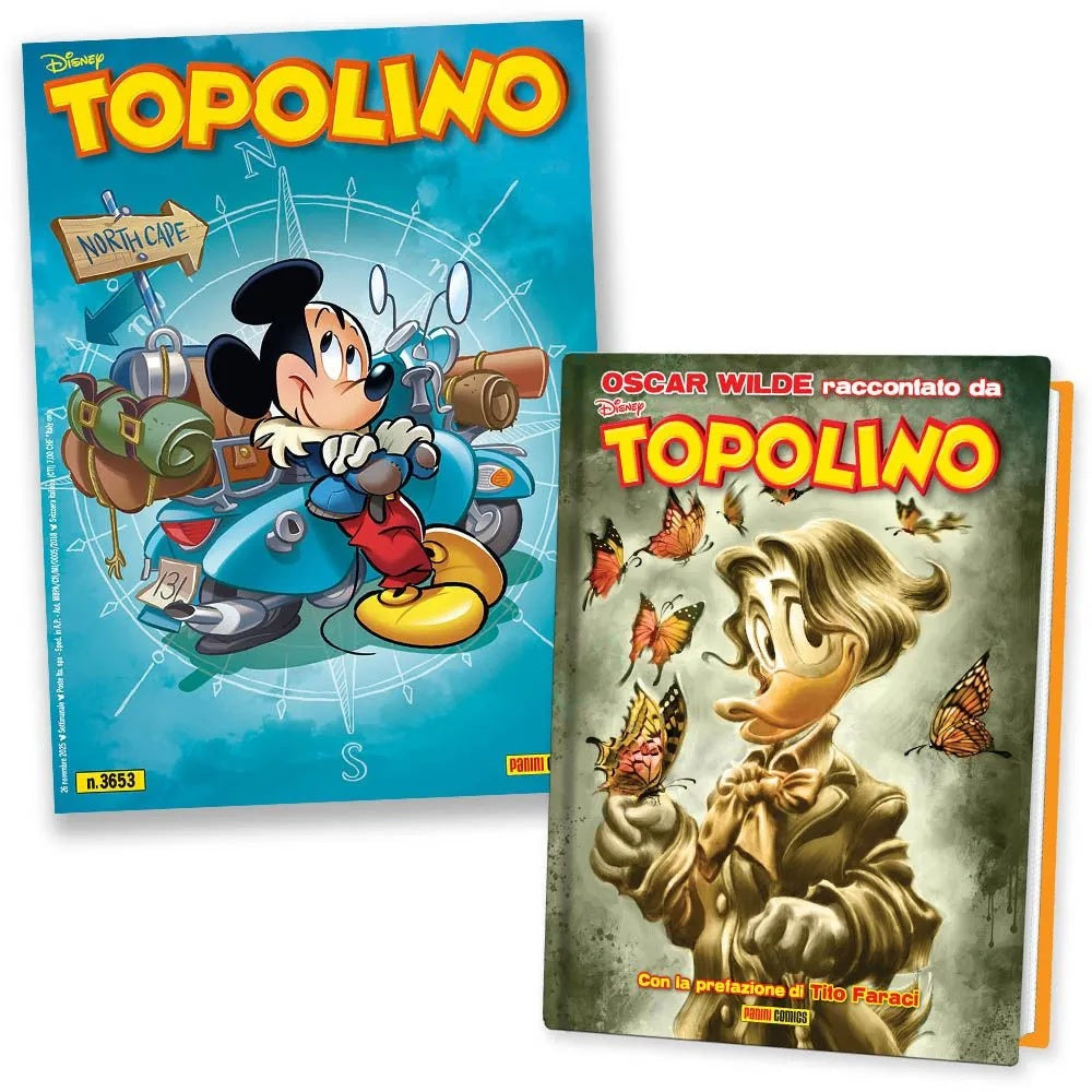 Topolino – Supertopolino 3653 + Topolibro “Oscar Wilde Raccontato da Topolino” – Panini Comics – Italiano