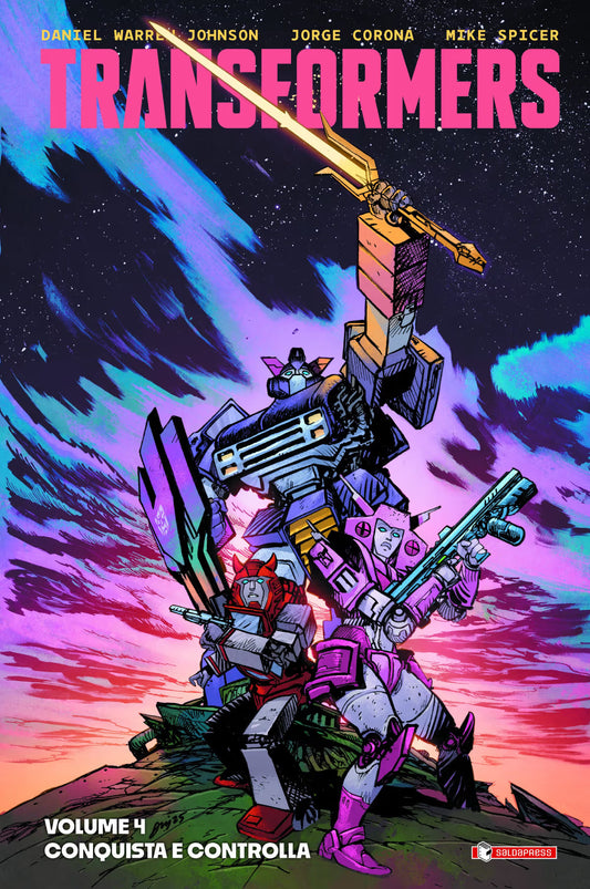 Transformers Vol. 4 - Conquista e Controlla - Variant - Energon Universe - Saldapress - Italiano