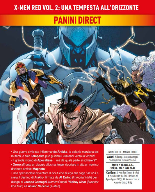 X-Men Red Vol. 2 – Una Tempesta all’Orizzonte – Marvel Deluxe – Panini Comics – Italiano