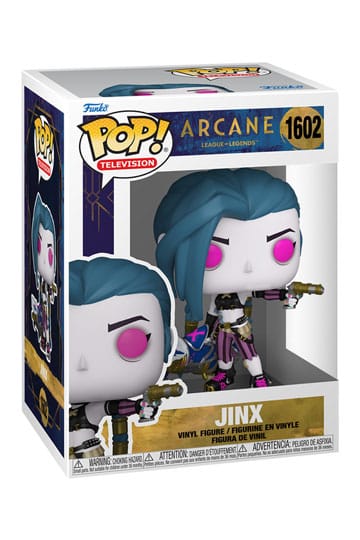 Arcane League of Legends Funko POP! Vinyl Figure Jinx 9 cm #1602 – Television