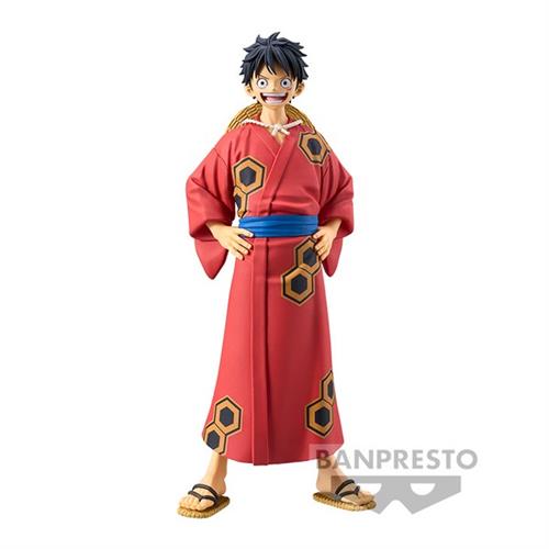 ONE PIECE - DFX - THE GRANDLINE SERIES WANOKUNI - LUFFY - STATUA 16CM