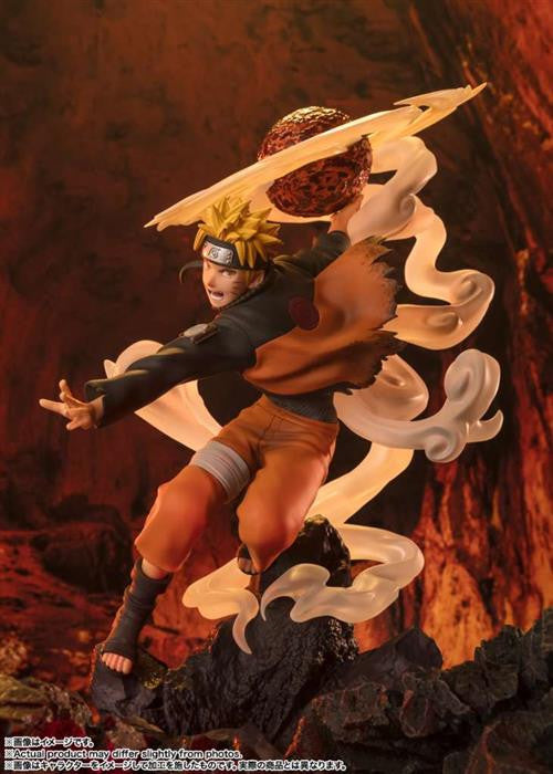 NARUTO SHIPPUDEN - FIGUARTS ZERO EXTRA BATTLE - NARUTO SAGE ART LAVA RELEASE - 23CM