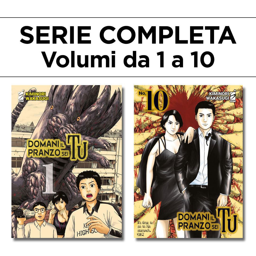 Domani il Pranzo Sei Tu 1/10 – Serie Completa – Edizioni Star Comics – Italiano