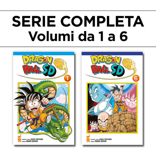 Dragon Ball SD 1/6 – Serie Completa – Edizioni Star Comics – Italiano