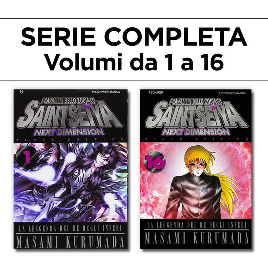 I Cavalieri dello Zodiaco – Saint Seiya – Next Dimension 1/16 – Black Edition – Serie Completa – Jpop – Italiano