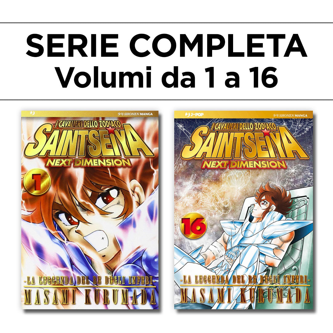 I Cavalieri dello Zodiaco – Saint Seiya – Next Dimension 1/16 – Gold Edition – Serie Completa – Jpop – Italiano