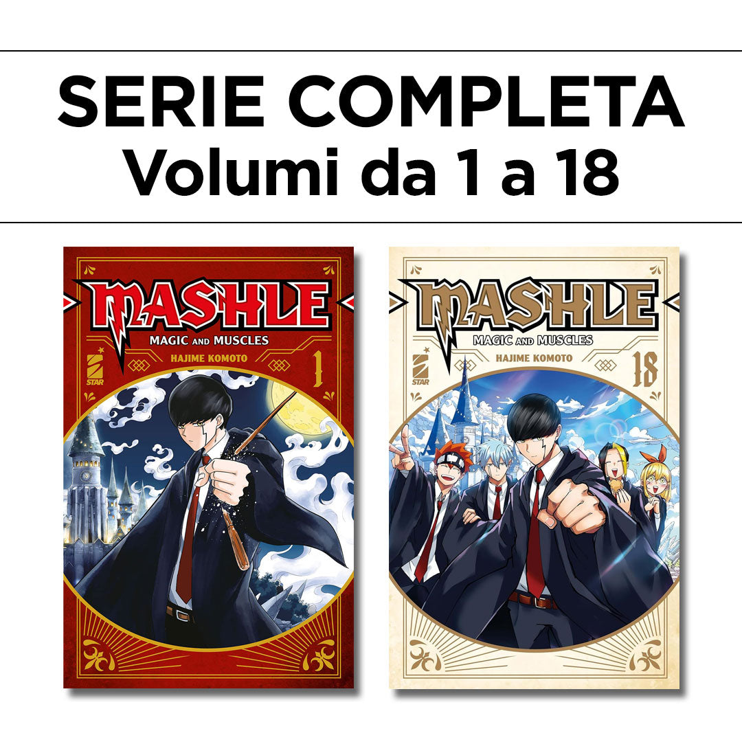 Mashle 1/18 – Serie Completa – Edizioni Star Comics – Italiano