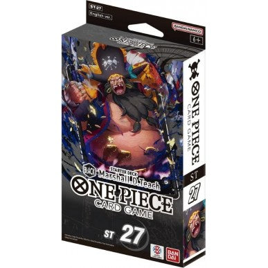 One Piece Card Game - BLACK Marshall D. Teach ST-27 - Starter Deck (ENG)