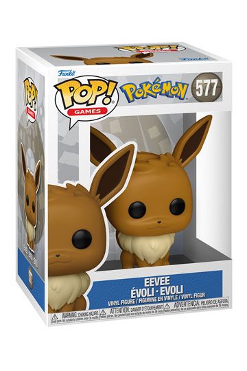 Pokemon Funko POP! Games Vinyl Figure Eevee (EMEA) 9 cm #577 – Games