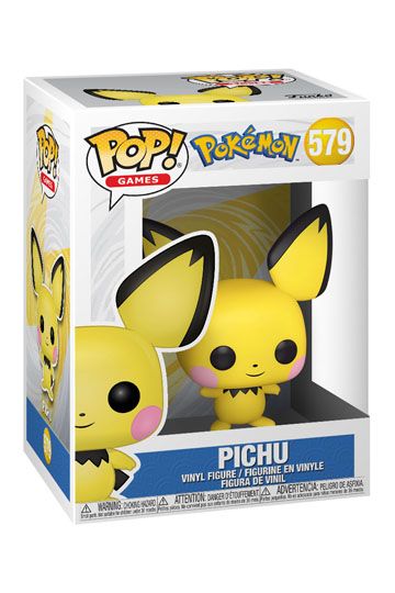 Pokemon Funko POP! Games Vinyl Figure Pichu (EMEA) 9 cm #579 – Games