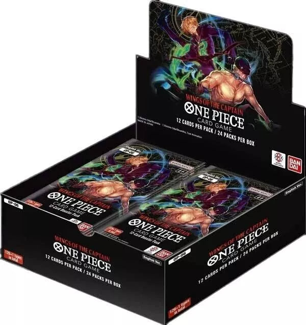 One Piece Card Game Wings of Captain OP-06 EU Box 24 Buste ENG - Sigillato