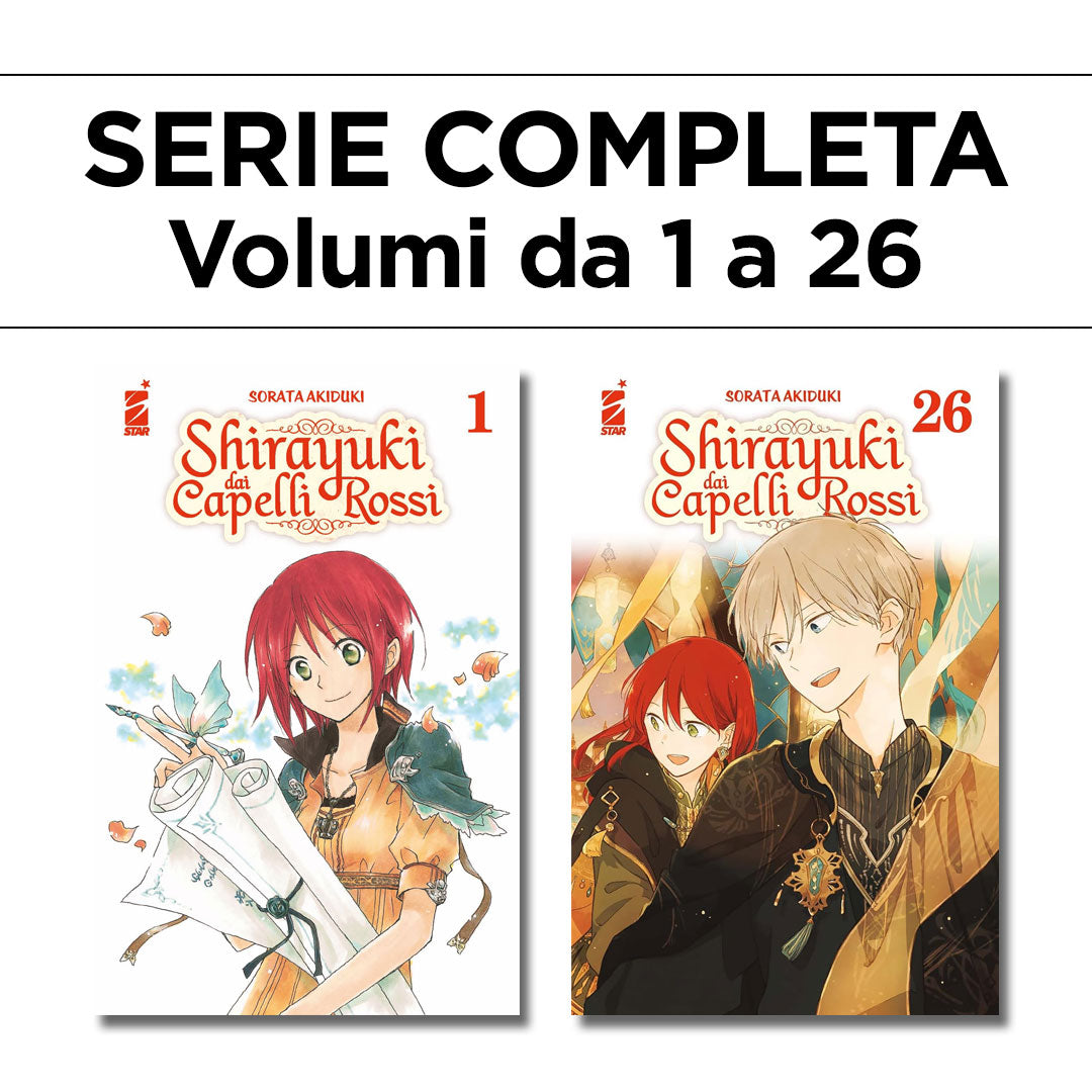 Shirayuki dai Capelli Rossi 1/26 – Serie Completa – Edizioni Star Comics – Italiano