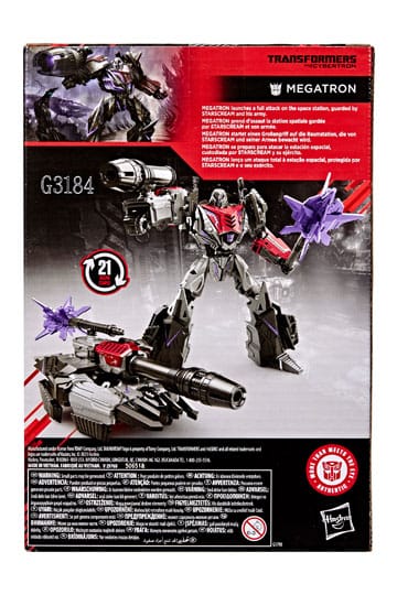 Transformers: War for Cybertron Studio Series Voyager Class Action Figure Megatron 16 cm
